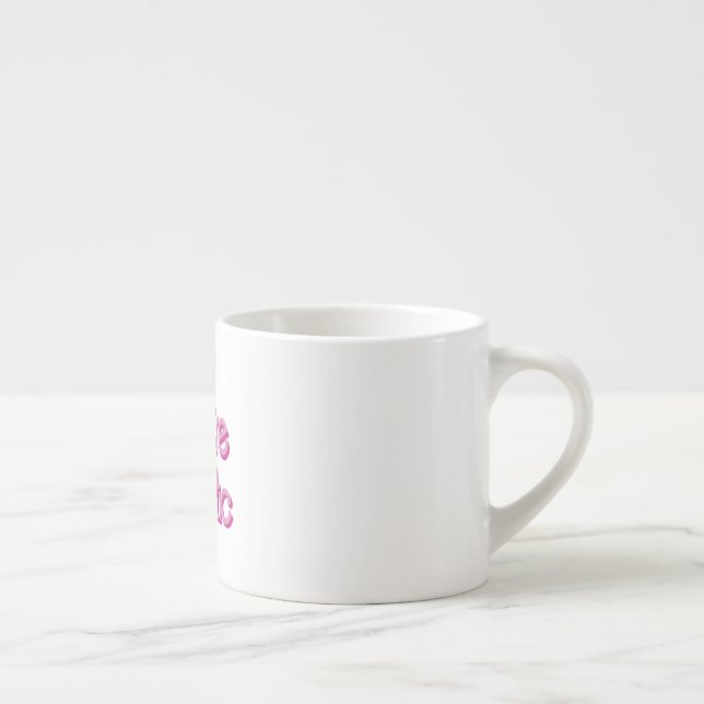 Taza De Espresso Un rosa Somos plásticos (Derecha)