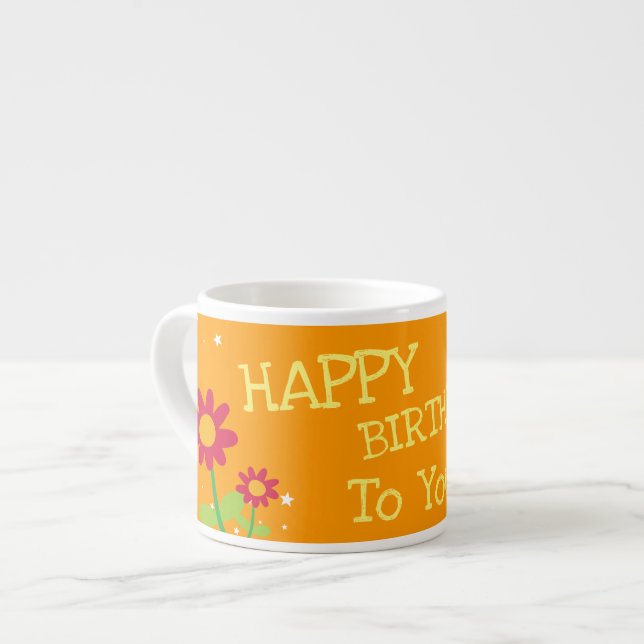 Taza De Espresso Un simple regalo de cumpleaños banal (Izquierda)