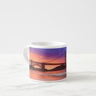 Taza De Espresso Una captura de puente Golden Gate de San Francisco