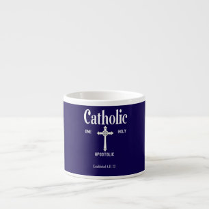 Taza De Espresso Una Santa Iglesia Católica Apostólica
