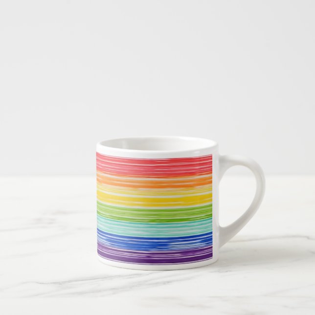 Taza De Espresso Untids rainbow strips (Derecha)