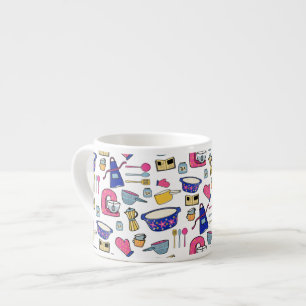 Taza De Espresso Utensilios de cocina brillantes para hacer pastele