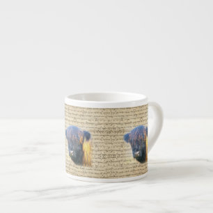 Taza De Espresso Vaca Highland