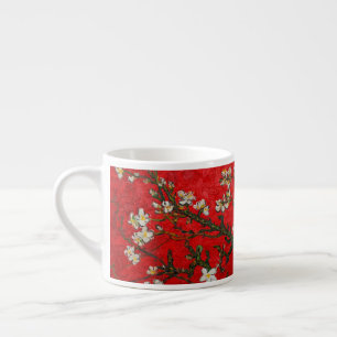 Taza De Espresso Van Gogh Almond Blossoms Red