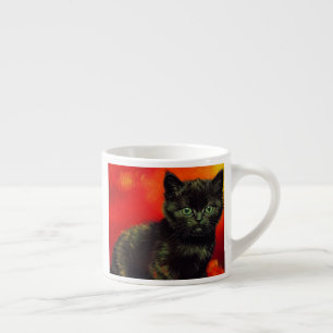 Taza De Espresso Van Gogh Black Kitten