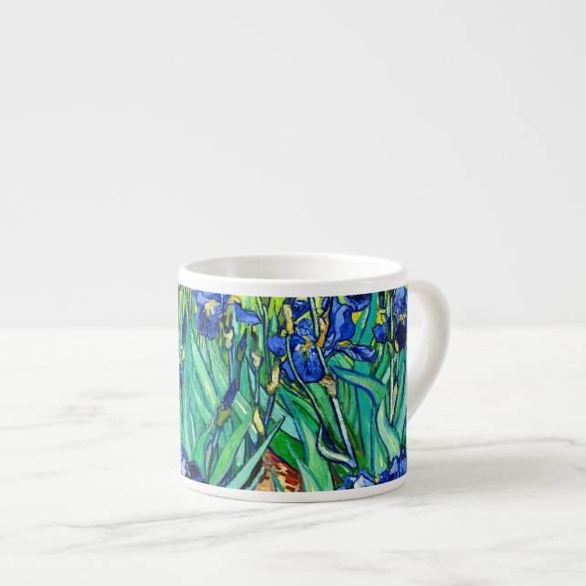 Taza De Espresso Van Gogh Irises (F608) Bella Artes de cosecha (Derecha)