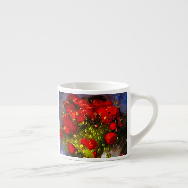 Taza De Espresso Van Gogh Red Poppies (Derecha)