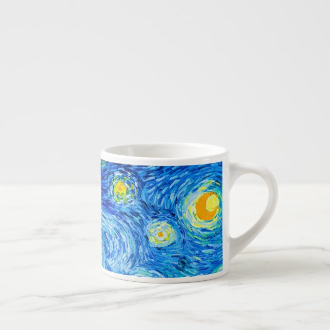 Taza De Espresso Van Gogh Starry Night (Derecha)