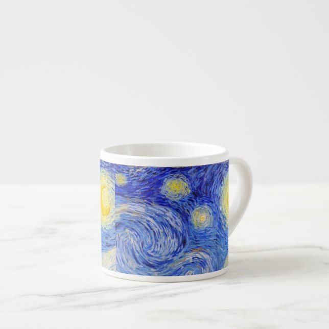 Taza De Espresso Van Gogh , “Starry Night” (Derecha)
