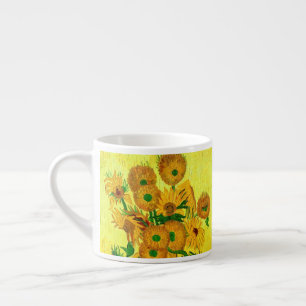Taza De Espresso Van Gogh Sunflowers