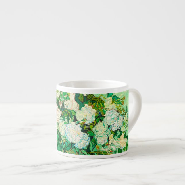 Taza De Espresso Van Gogh White Roses (Derecha)