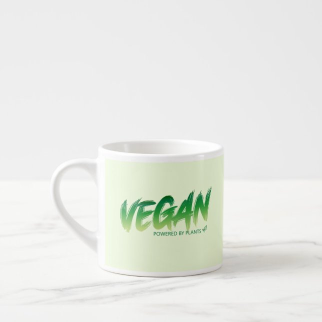 Taza De Espresso Vegan - alimentado por plantas (Izquierda)