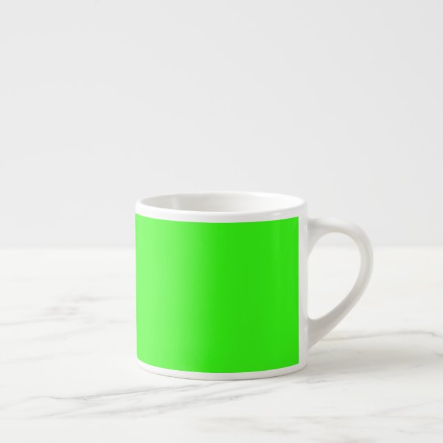 Taza De Espresso Verde Neón (Derecha)