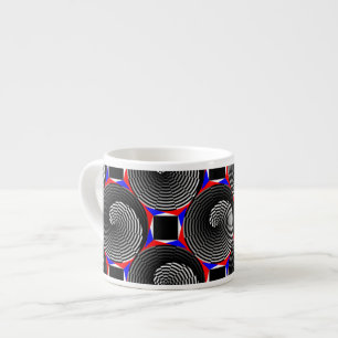 Taza De Espresso Verificador digital Yin Yang por Kenneth Yoncich