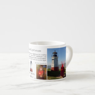 Taza De Espresso Vermilion Lighthouse espresso mug