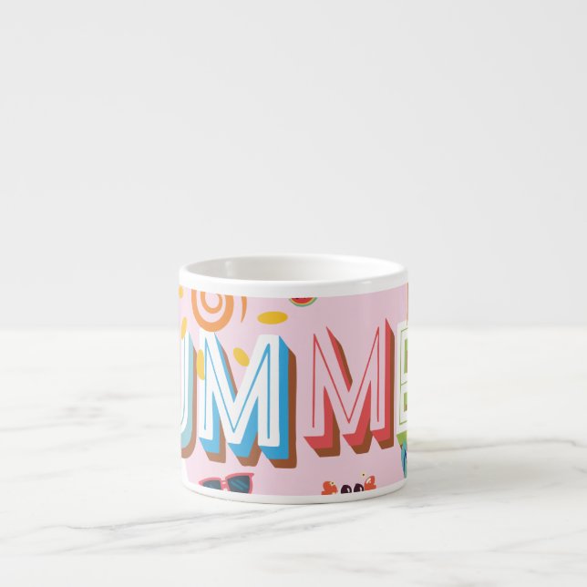 Taza De Espresso Vibes de verano (Frente)