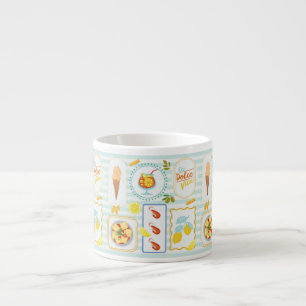 Taza De Espresso Vibraciones Mediterráneas de Verano