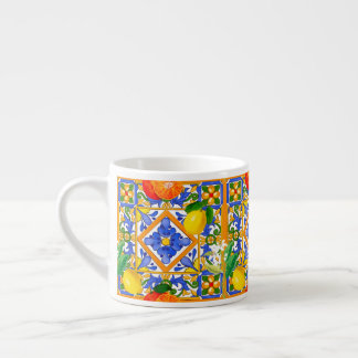 Taza De Espresso Vibran Mediterranean lemon espresso Specialty Mug