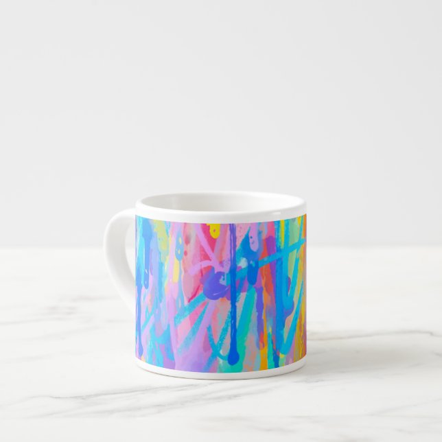 Taza De Espresso Vibrante cascada (Izquierda)