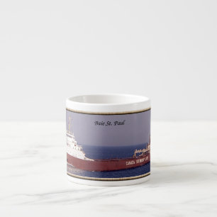 Taza De Espresso vieja Baie St. Paul espresso mug