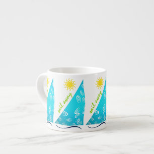 Taza De Espresso Viento, vela y sol
