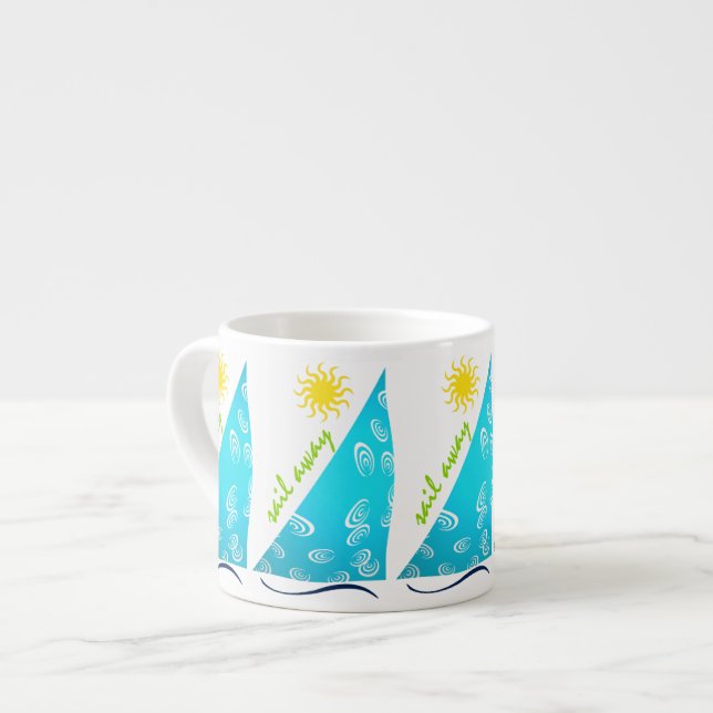 Taza De Espresso Viento, vela y sol (Izquierda)