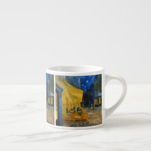 Taza De Espresso Vincent van Gogh - Terraza del Café por la Noche