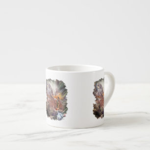 Taza De Espresso Viñeta nocturna de Boda indio americano