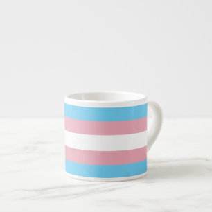 Taza De Espresso Visibilidad de la bandera del orgullo transgénero