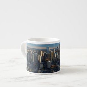 Taza De Espresso Vista aérea del horizonte de la ciudad de Seattle