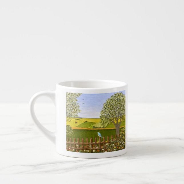 Taza De Espresso Vista Hermosa (Izquierda)