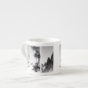 Taza De Espresso Voluta oriental vertical
