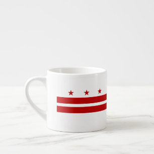 Taza De Espresso Washington, bandera de la C.C.