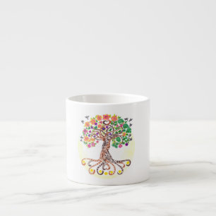 Taza De Espresso Wedding favors mandala of trees life