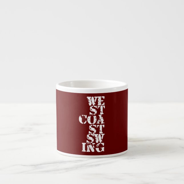 Taza De Espresso West Coast Swing Dancing West Coast Swing Dance  (Frente)