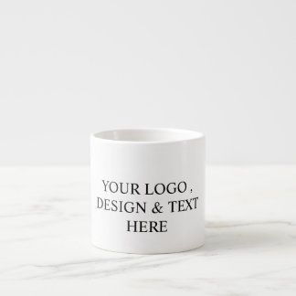 Taza De Espresso White Personalized – Your Logo & Text Here