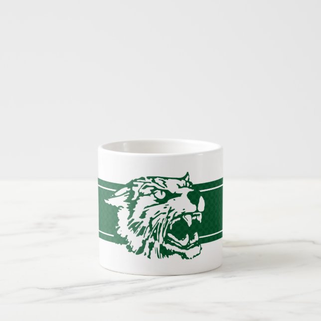 Taza De Espresso Wildcats de la Unión Wayland #7 (Frente)