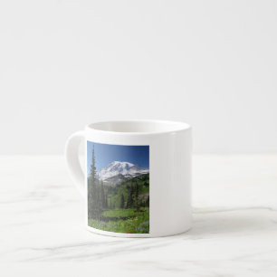 Taza De Espresso Wildflowers en el Monte Rainier