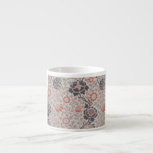 Taza De Espresso William Morris Grafton Diseño de Arte Botánico