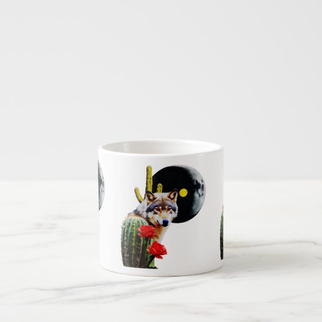 Taza De Espresso Wolf16: (Frente)