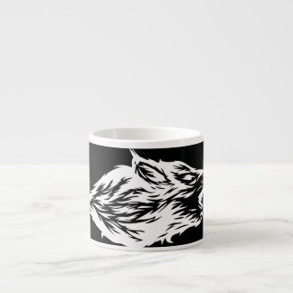 Taza De Espresso Wolf Head