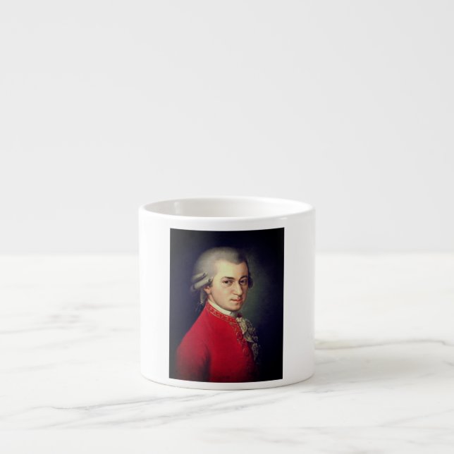 Taza De Espresso Wolfgang Amadeus Mozart (Frente)