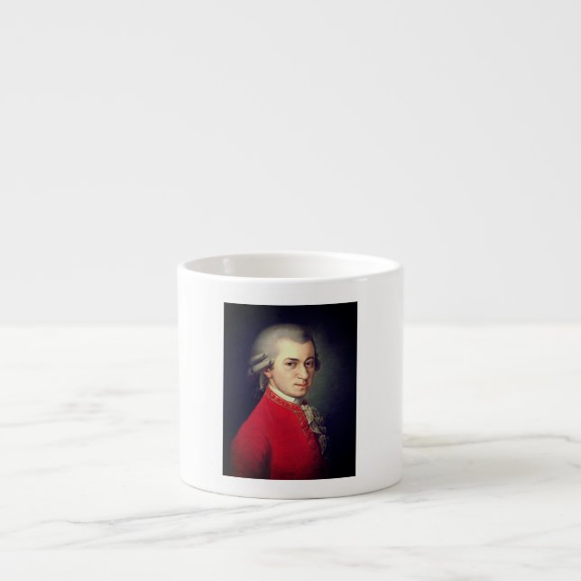 Taza De Espresso Wolfgang Amadeus Mozart (Frente)