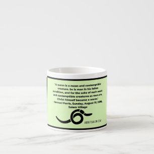 Taza De Espresso Worm Salem Witch Mug