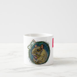 TAZA DE ESPRESSO "WOW" SQUIRREL
