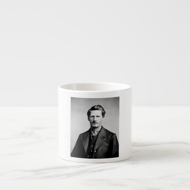Taza De Espresso Wyatt Earp: Alguacil, pistolero, dueño de salón (Frente)