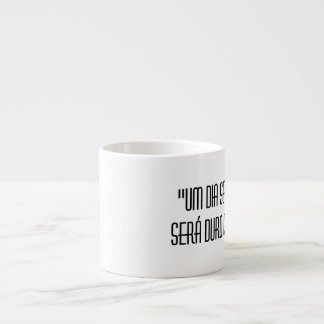 Taza De Espresso Xícara de expresso com frase