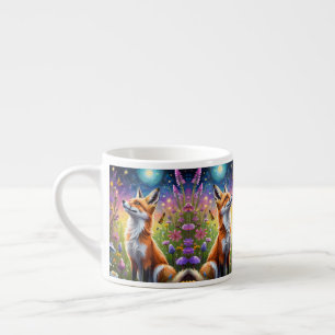 Taza De Espresso Zorro Majestuoso