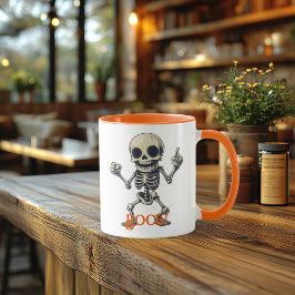 Taza de esqueleto de rock – Diversión y escalofria