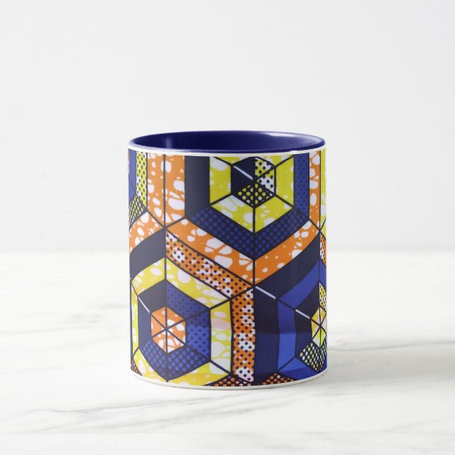 Taza de Estampado Africano (Centro)